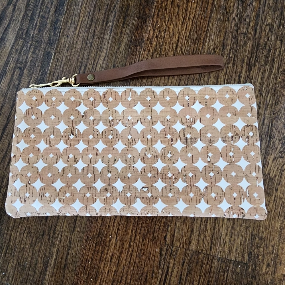 Spicer San Francisco cork wristlet